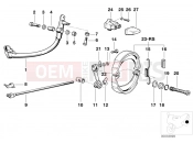 BMW Motorrad BMW CLASSIC 1992 R-Models 2V R 65 GS Rear wheel brake
