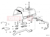 BMW Motorrad BMW CLASSIC 1993 R-Models 2V R 80 GS Cover panel / engine ventilation