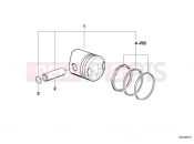 BMW Motorrad BMW CLASSIC 1993 R-Models 2V R 80 GS Piston, single components
