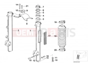 BMW Motorrad BMW CLASSIC 1993 R-Models 2V R 80 GS Fork slider