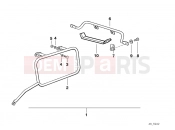 BMW Motorrad BMW CLASSIC 1993 R-Models 2V R 80 GS Case holder f low exhaust system
