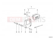 BMW Motorrad BMW CLASSIC 1993 R-Models 2V R 80 GS Installing set clock