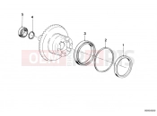 BMW Motorrad BMW CLASSIC 1994 R-Models 2V R 80 GS Crowngear and spacer rings