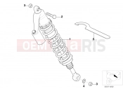 BMW Motorrad BMW CLASSIC 1996 R-Models 2V R 80 GS Spring strut, rear