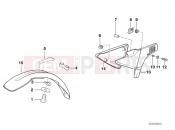 BMW Motorrad BMW CLASSIC 1996 R-Models 2V R 80 GS Mudguard front-battery cover