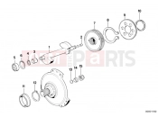 BMW Motorrad BMW CLASSIC 2005 K-Model 3-cyl. K 75 RT (0565,0573) Output shaft