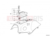 BMW Motorrad BMW CLASSIC 2005 K-Model 3-cyl. K 75 RT (0565,0573) Fuel tank/authorities