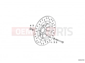 BMW Motorrad BMW CLASSIC 2005 K-Model 3-cyl. K 75 RT (0565,0573) Brake rotor, front