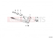 BMW Motorrad BMW CLASSIC 2005 K-Model 3-cyl. K 75 RT (0565,0573) Brake pedal