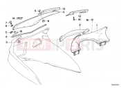 BMW Motorrad BMW CLASSIC 2005 K-Model 3-cyl. K 75 RT (0565,0573) Windshield/Mounting parts