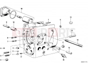 BMW Motorrad BMW CLASSIC 1969 R-Boxer R75/5 Engine housing mounting parts