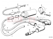 BMW Motorrad BMW CLASSIC 1976 R-Boxer R75/6 Spark plug/ignition wire/ignition coil