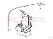 BMW Motorrad BMW CLASSIC 1976 R-Boxer R90S Carburetor-choke cable