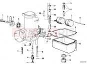 BMW Motorrad BMW CLASSIC 1976 R-Boxer R90S Carburetor-float assy/jet
