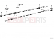 BMW Motorrad BMW CLASSIC 1976 R-Boxer R90S Clutch cable/brake cable assembly