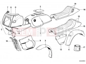 BMW Motorrad BMW CLASSIC 1977 R-Models 2V R 100 S Painted parts 531 rot