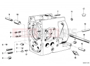 BMW Motorrad BMW CLASSIC 1978 R-Models 2V R 100 /7T Engine housing mounting parts