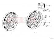 BMW Motorrad BMW CLASSIC 1978 R-Models 2V R 100 /7T Cast iron rim silver