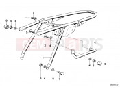 BMW Motorrad BMW CLASSIC 1978 R-Models 2V R 100 /7T Rear frame