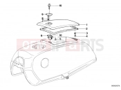 BMW Motorrad BMW CLASSIC 1978 R-Boxer R45/N Fuel tank-tool container