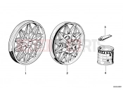 BMW Motorrad BMW CLASSIC 1978 R-Boxer R45/N Cast iron rim silver