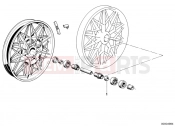 BMW Motorrad BMW CLASSIC 1978 R-Boxer R45/N Cast rim-shims