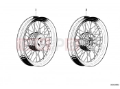 BMW Motorrad BMW CLASSIC 1978 R-Boxer R45/N Spoke wheel