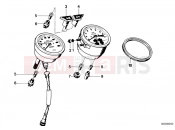 BMW Motorrad BMW CLASSIC 1978 R-Boxer R45/N Instruments combinat-.single components