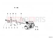 BMW Motorrad BMW CLASSIC 1973 R-Boxer R75/5 Carburetor/throttle control