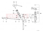 BMW Motorrad BMW CLASSIC 1979 R-Models 2V R 100 RS Timimg gear - rocker arm/valves