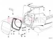 BMW Motorrad BMW CLASSIC 1979 R-Models 2V R 100 RS Trim panel upper part