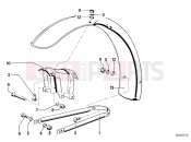 BMW Motorrad BMW CLASSIC 1980 R-Models 2V R 60 TIC Mudguard front