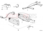 BMW Motorrad BMW CLASSIC 1980 R-Models 2V R 60 TIC Trim panel signalling light/headlight