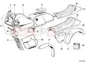 BMW Motorrad BMW CLASSIC 1980 R-Models 2V R 80 TIC Painted parts 588 bronco