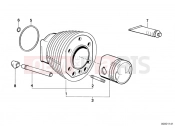 BMW Motorrad BMW CLASSIC 1980 R-Models 2V R 100 TIC Cylinder