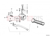 BMW Motorrad BMW CLASSIC 1980 R-Models 2V R 100 TIC Handle unit left