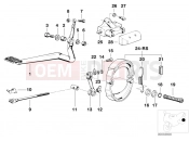 BMW Motorrad BMW CLASSIC 1980 R-Models 2V R 100 TIC Rear wheel brake