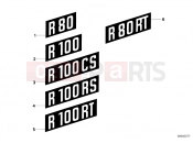 BMW Motorrad BMW CLASSIC 1980 R-Models 2V R 100 TIC Sticker