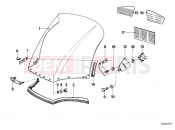 BMW Motorrad BMW CLASSIC 1983 R-Boxer R65T Windshield
