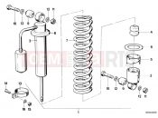 BMW Motorrad BMW CLASSIC 1981 R-Models 2V R 80 G/S Spring strut rear hydraulic