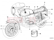 BMW Motorrad BMW CLASSIC 1981 R-Models 2V R 100 CS Painted parts 131 hellsilber