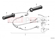 BMW Motorrad BMW CLASSIC 1981 R-Models 2V R 100 RS Retrofit kit, heated handle