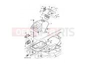 YAMAHA GP 1200 WaveRunner GP1200V GP82 1997 ENGINE HATCH 1