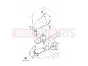 YAMAHA GP 1200 WaveRunner GP1200V GP82 1997 ENGINE HATCH 2