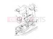 YAMAHA GP 1200 WaveRunner GP1200V GP82 1997 SEAT & UNDER LOCKER