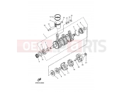 YAMAHA GP 1200 WaveRunner 1200GP GP87 1998 CRANKSHAFT & PISTON