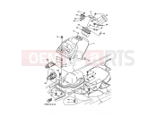 YAMAHA GP 1200 WaveRunner 1200GP GP87 1998 ENGINE HATCH 1