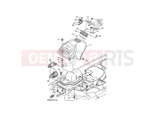 YAMAHA GP 1200 WaveRunner GP1200X GP89 1999 ENGINE HATCH 1