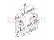 YAMAHA SV 1200 WaveRunner JET FOR SV1200Y 66G2 2000 CRANKSHAFT & PISTON