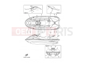 YAMAHA SV 1200 WaveRunner JET FOR SV1200Y 66G2 2000 IMPORTANT LABELS